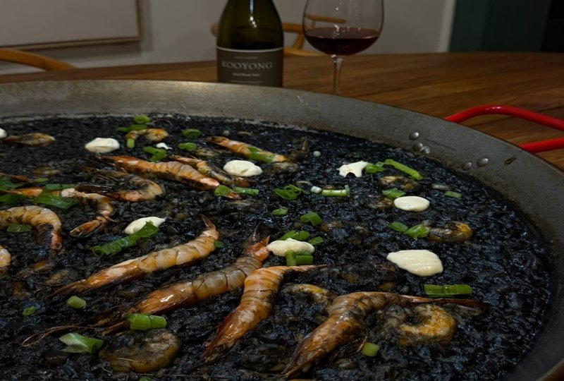 Arroz Negro — squid ink paella Melbourne