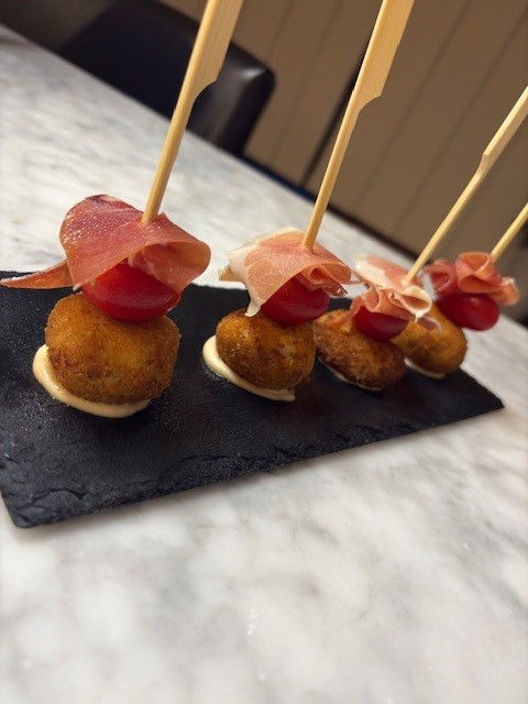 Jamón croquetas Spanish tapas